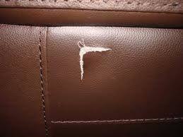 This is an Arrow or V shaped tear, which can be really hard to sew together if the V is more narrow. This one would be quite tricky as well, and professional assistance might be a better way to go.