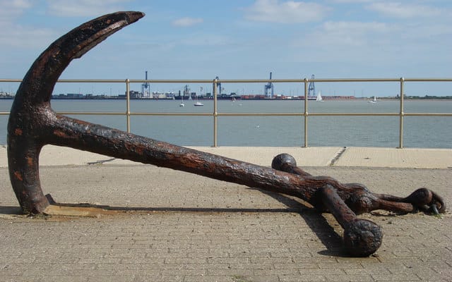 The ship's anchor keeps the vessel from drifting; anchor thoughts keep the individual from wandering. Photo by Oxyman