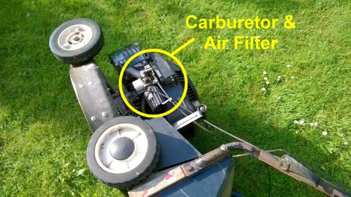 mower engine troubleshooting breather lawnmower engines dengarden prevents placing fouling