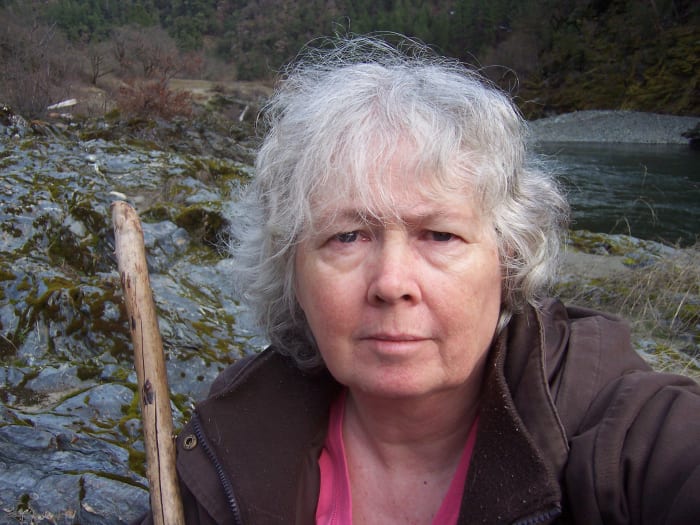 This is a photo of me from 2009 when I was still living in the Klamath River Valley, where I lived for 13 years until I made my grand escape in 2013, as described on this page.
