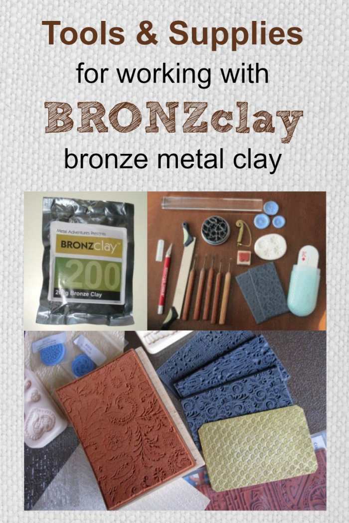 Learn which metal clay tools and supplies you need to create bronze jewelry and sculptures from BRONZclay, including which tools and supplies can be shared with other metal clay types and which need to be dedicated to bronze clay use only.