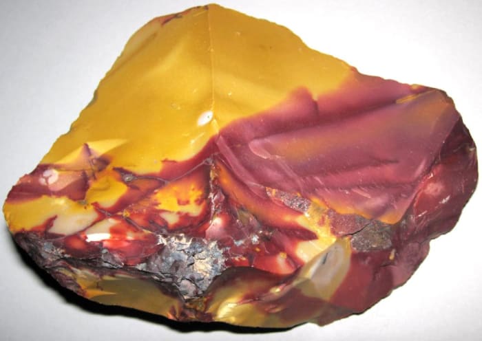 Mookaite is a form of jasper found only in Western Australia.