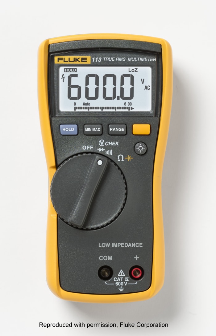 Fluke 113 general purpose true RMS digital multimeter.