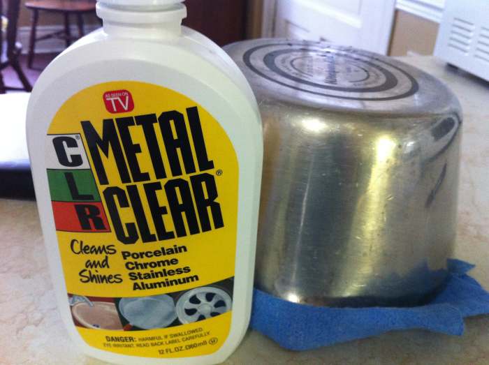 Cleaning Stainless Steel With CLR Metal Clear Cleaner Dengarden