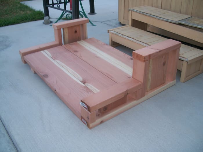 After the cuts were made all the pieces were laid out to verify fit. You might prefer to varnish before assembly because it will be simpler than working a brush around all the joints and gaps.