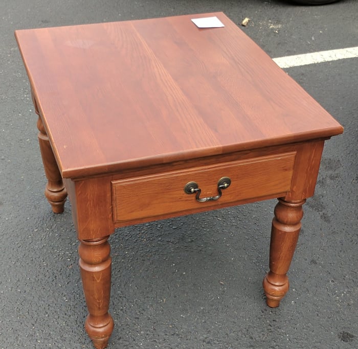 Home Decor DIY Two Ways to Refinish an End Table Dengarden Home