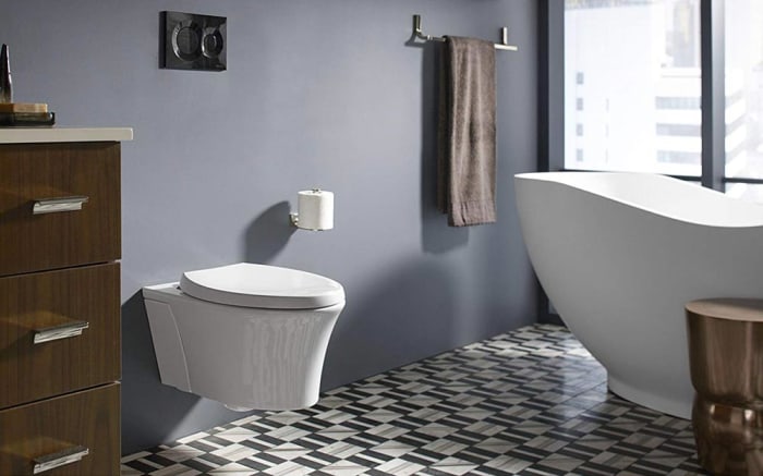 Installing a wall-mounted toilet can seem difficult at first, but it's definitely doable if you just follow these simple directions.