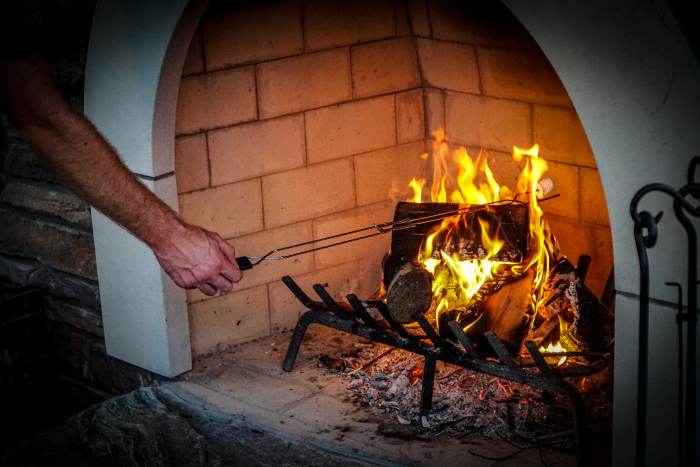 Outdoor fireplaces are a very popular option in the landscape. Some prefer wood burning, while others prefer gas.