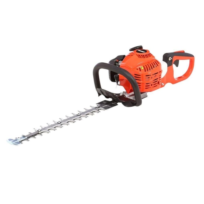 The Echo HC-152 gas-powered hedge trimmer is powered by a 21.2 cc professional-grade, 2-stroke engine, giving you the strength to tackle a large and challenging trimming job. The commercial-duty air filtration system enables a long engine endurance.