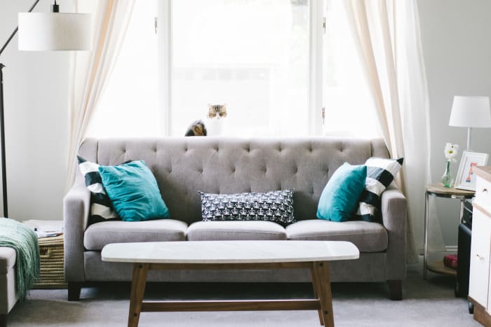 Make sure your new sofa fits in the room and has plenty of space for napping, reading and watching TV.