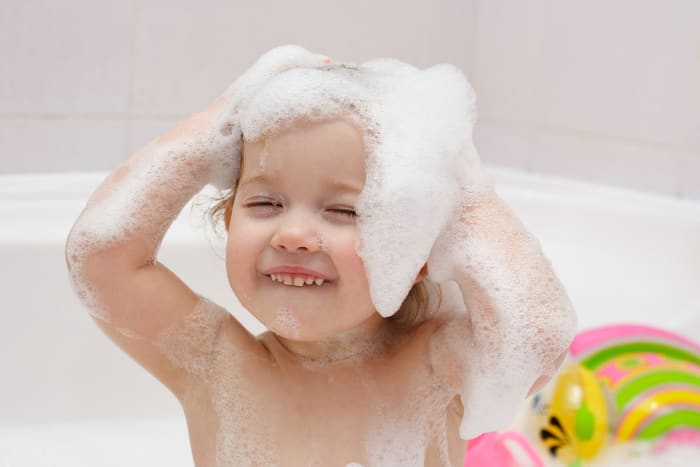Bath products can contain gluten so be careful for your own safety and if your child needs to be gluten-free