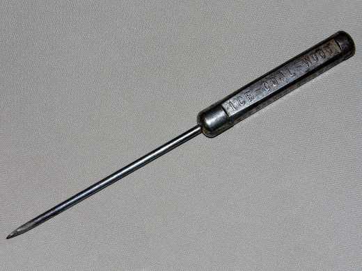 This is an ice pick, it's where this head ache got its name. As you can imagine, the pain is unbearable.
