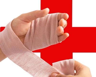 Applying pressure to a wound helps to stop bleeding, but kaolin and zeolite may speed up the process.
