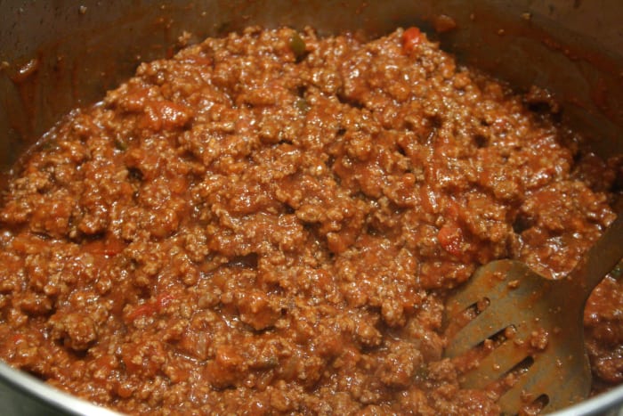 Sloppy Joe meat, without the bun, is a tasty meal. Try chewing with your front teeth (or on the side that was not operated on) and mush the meat with your saliva before swallowing.