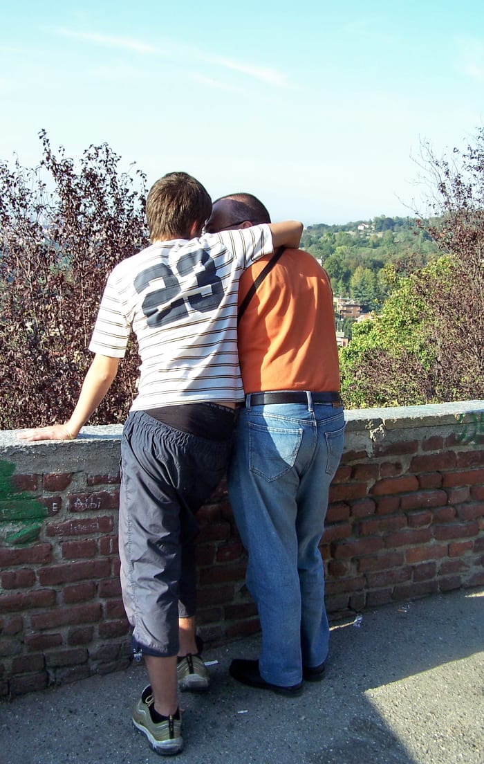 In structural family therapy, the son is considered a member of the sibling subsystem while the father is a member of parental subsystem.