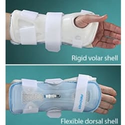 This is the Aircast I got. It can be found at: http://www.dme-direct.com/aircast-stabilair-wrist-orthosis