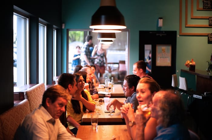 Eating out in the evening may be an important part of your social life, but if you want to get a good night's sleep, make it the exception rather than the rule