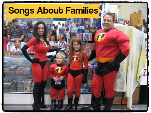 Even without the costumes, your family is incredible. Make a playlist of rock, pop, country and R&B hits to celebrate your family's unbreakable bonds.