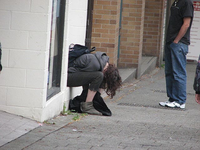 It's sad but true that many IV drug users wind up on the streets, and open themselves up to various healthcare problems.