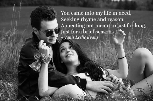 Chance friendships become special moments in time to cherish and remember for the lessons we learn from them.