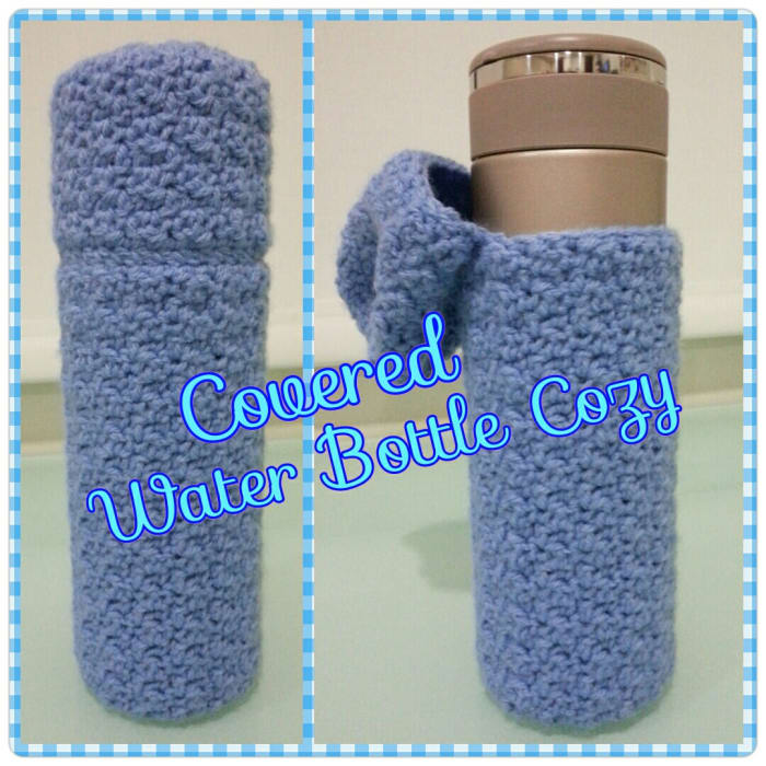 Download How to Crochet a Covered Water Bottle Cozy: Free Crochet Pattern - FeltMagnet - Crafts