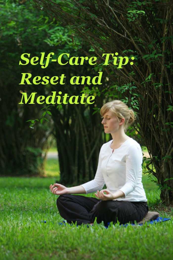 Meditation is a popular form of self-care which begins on the inside.
