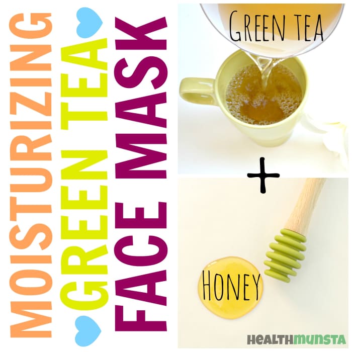 This moisturizing green tea and honey face mask is anti-oxidant rich and contains anti-aging and anti-inflammatory properties too!