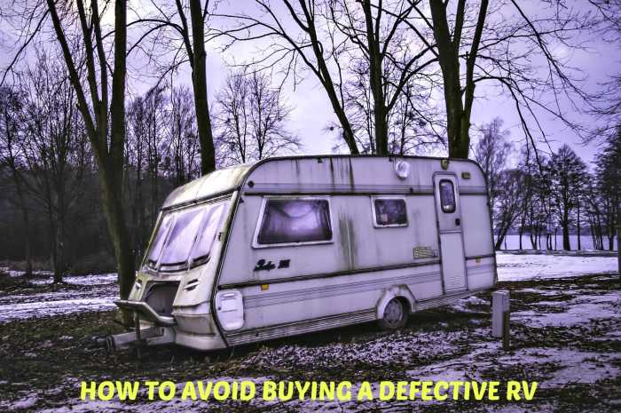Learn how to identify problems in coaches before you buy them so that you don't end up for paying endless repairs.