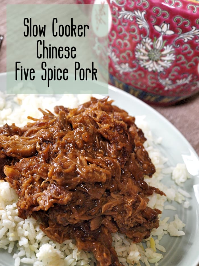 This delicious Chinese Five Spice Pork recipe is easy to make in a slow cooker or crock pot.