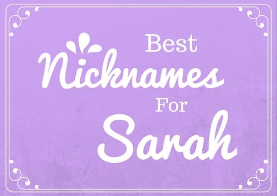 best-nicknames-for-sarah