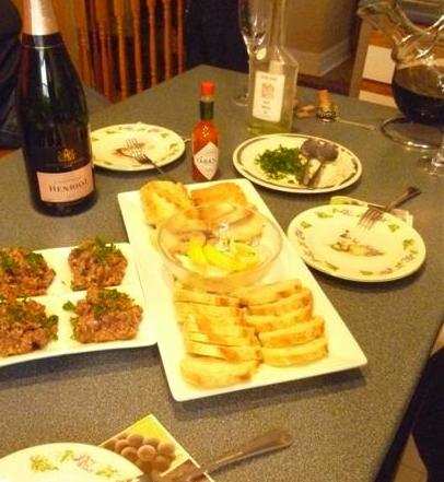 Make sure to have lemon wedges, hot sauce and mustard on hand so your guests can customize the tartare to their liking.