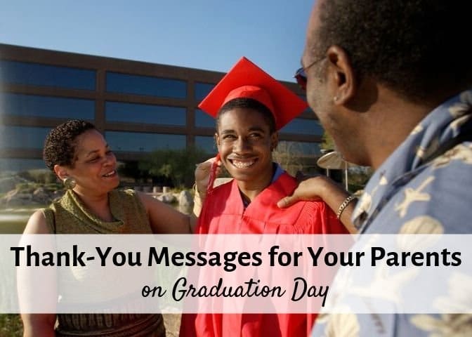 Your parents sacrificed a lot to get you where you are today–why not write them a thank you card to show them how much you appreciate them?