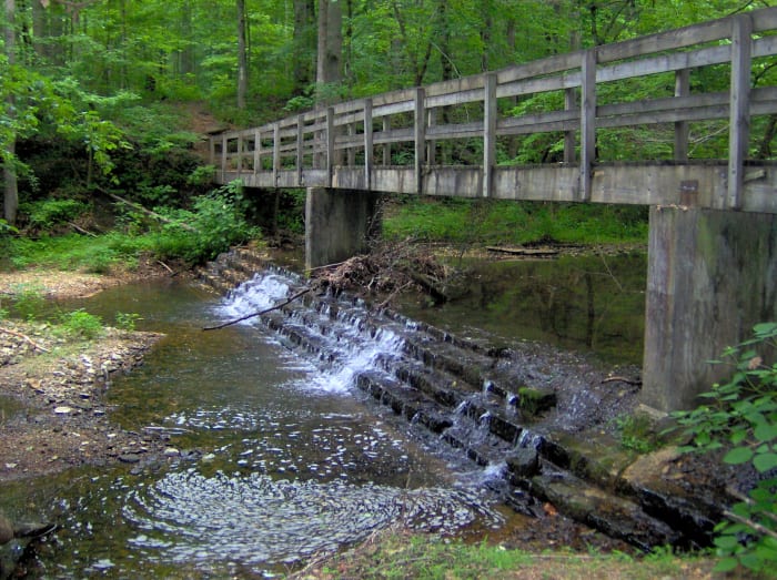 Bridge Over Mill Creek in Standing Stone State Park