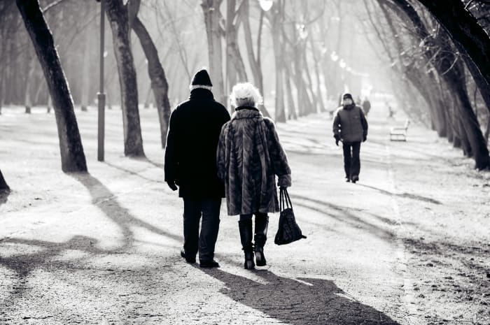Does he still like to hold your hand after all these years? That's a good sign he's still crazy about you!
