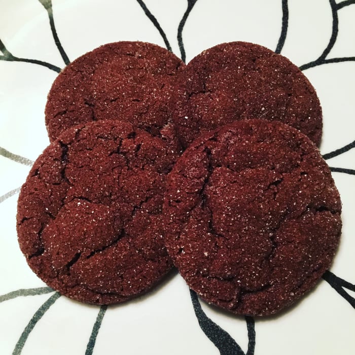 Sugar-coated chocolate cookies are simple to make and so delicious. I suggest pouring yourself a glass of milk and chowing down on these cookies while they are still warm.