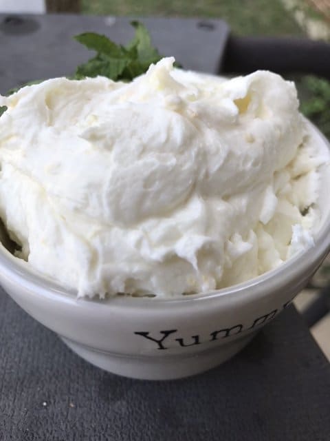 Rich, creamy, and popping with bright lemony flavor, this is the perfect finish for cakes, cupcakes or cookies. Or if you're one of my kids, right off a spoon while I'm busy.