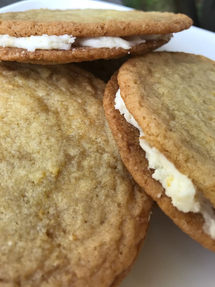 Packed with bright, popping, lemon flavor, these lemon sandwich sugar cookies are sure to be a family favorite!