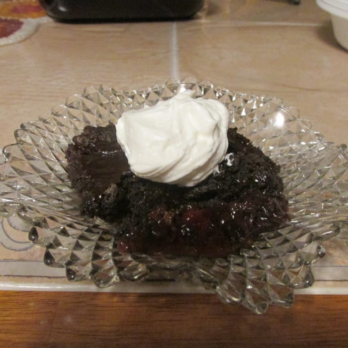 black forest dump cake