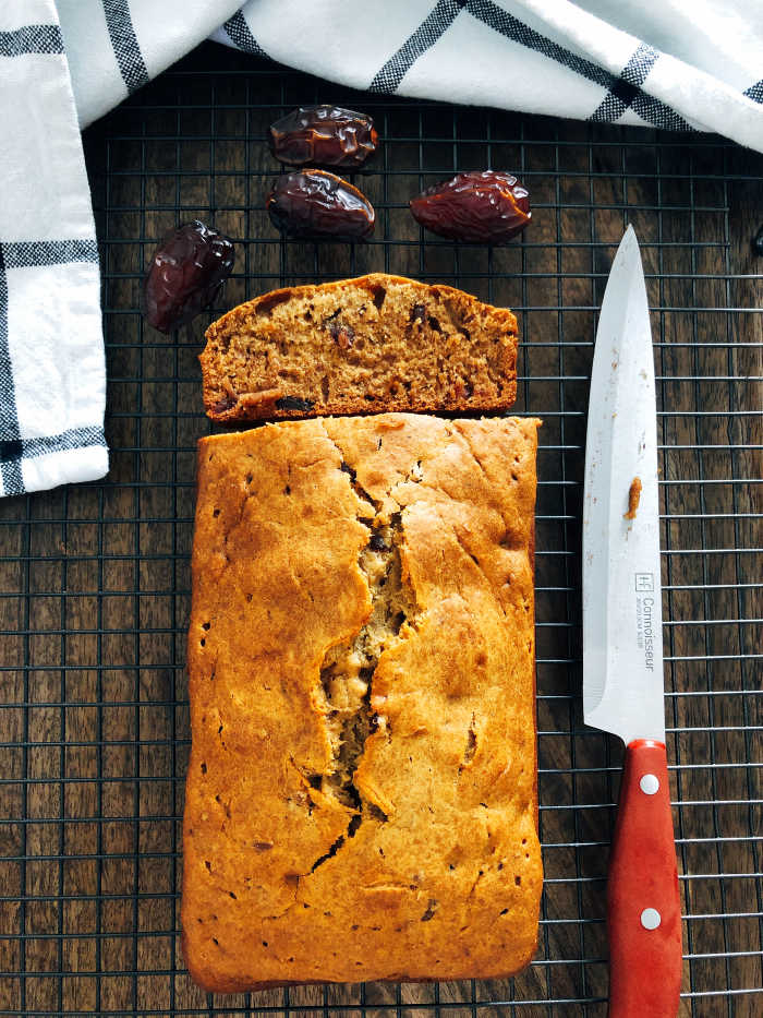 Easy and Healthy Homemade Date Bread Delishably
