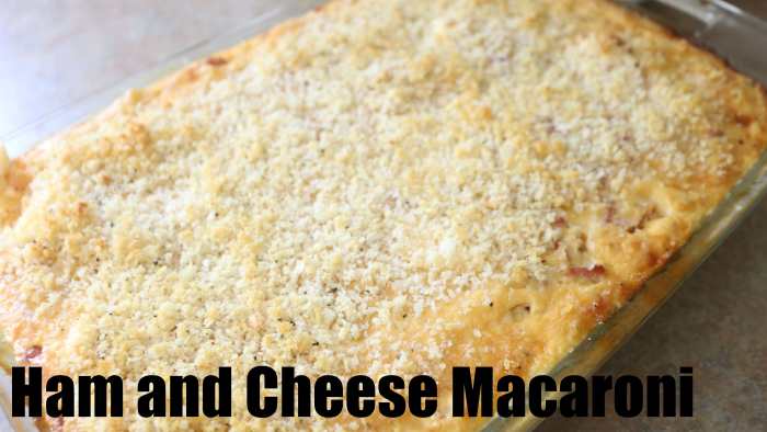 The perfect recipe for leftover ham, this macaroni comes together in no time. A delicious comfort food!