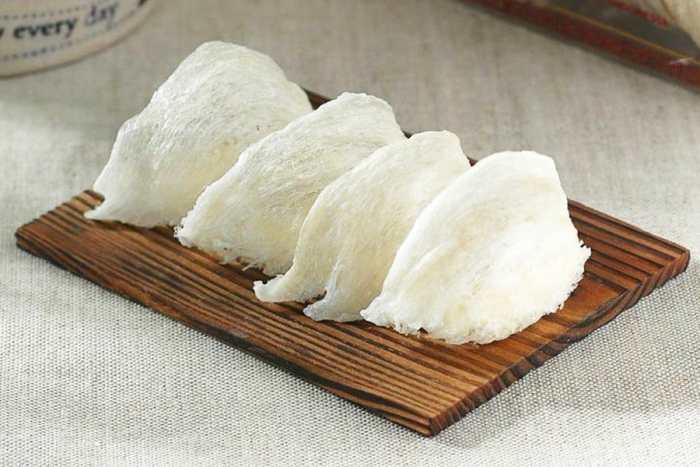 The dried white bird nest created by the swiftlet bird is considered a delicacy in Asian countries and is widely used in Chinese medicine. If you can't live without it, 100 grams will cost you about $450.