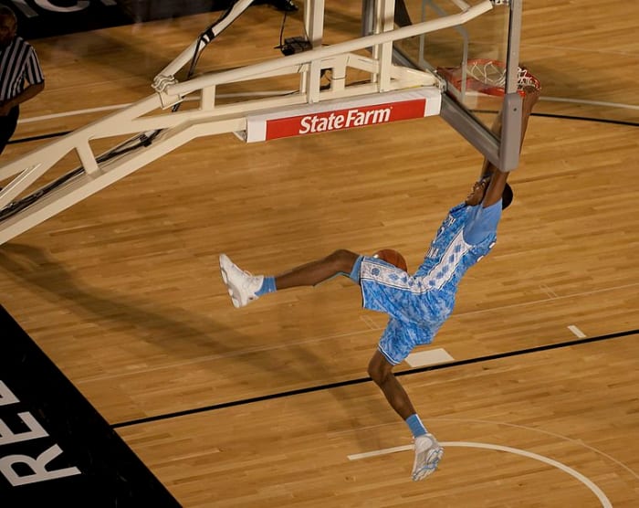 Some are born with the athletic ability to dunk, while others have to work at it.