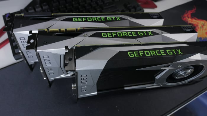 We take a look at graphics cards for all budgets and let you know how they'll perform in Battlefield 1. Pictured: Here's a look at NVIDIA's GTX 1060, 1070, and 1080 side by side. We'll compare them to AMD's RX 480, 470, 460 and NVIDIA's new 1080 Ti.