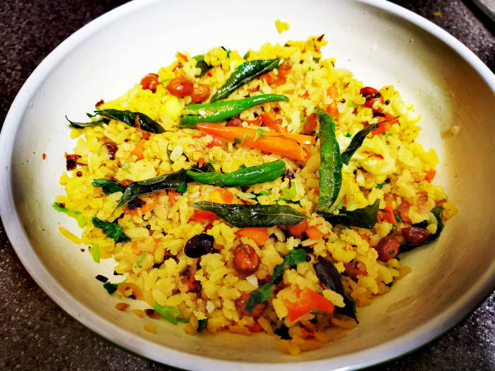 Flattened Rice Recipe (Poha): A Beloved Indian Snack - Delishably ...