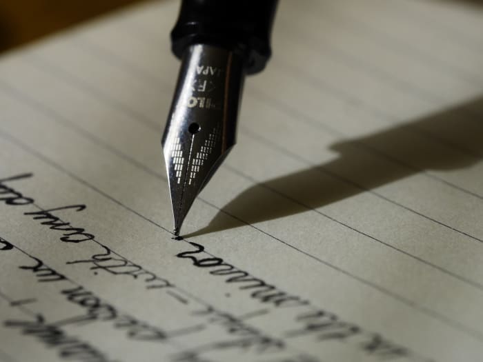 Splurging on a fine fountain pen is a fun way to treat yourself after completing a writing project.