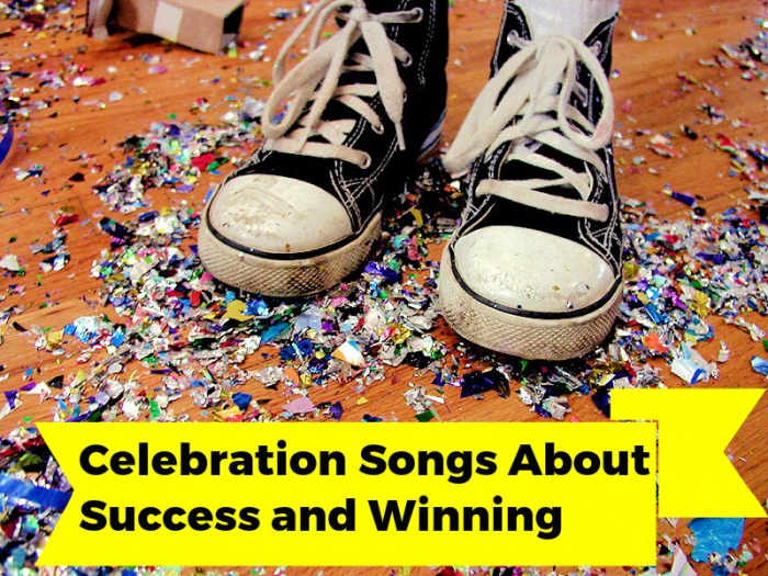 Yes, you're a winner! Now, celebrate your amazing success with a victory playlist. We've got a long list of pop, rock, and country songs to get you started.