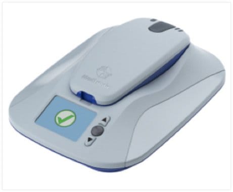 This device is connected to the cardiologist's office. It continuously monitors during the night when I am asleep, provided that I sleep within 6 feet of it. It also sends data when requested.