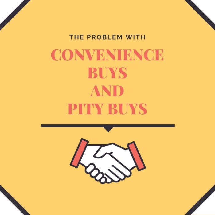Sometimes, the "know, like, and trust" factor is actually detrimental to sales. Explore the negative aspects of pity buys and convenience buys.
