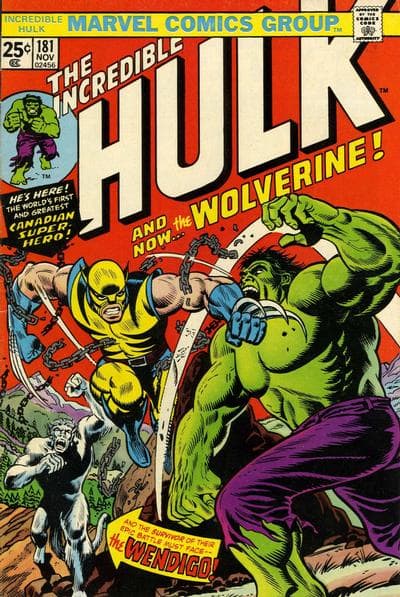A high grade copy of The Incredible Hulk #181 signed by Stan "The Man" Lee sold for $25,000 in January 2015.
