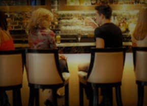 The two stared at each other like star-crossed lovers. They searched for something to say to one another after their brief dialogue. Instead, they smiled and nervously chuckled at their attempts to keep the conversation going. posted on newyorkmirk